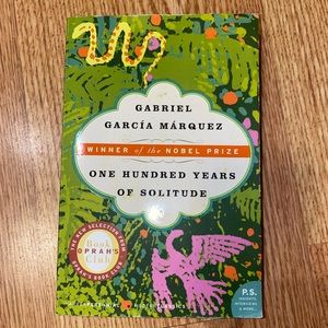Gabriel Garcia Marquez “ One Hundred Years of Solitude” book.